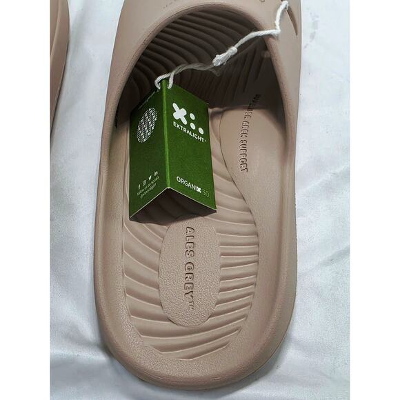 Ales Grey Eco Malibu Recovery Slide Sandals Blush Pink [Tan] NEW - Picture 7 of 7